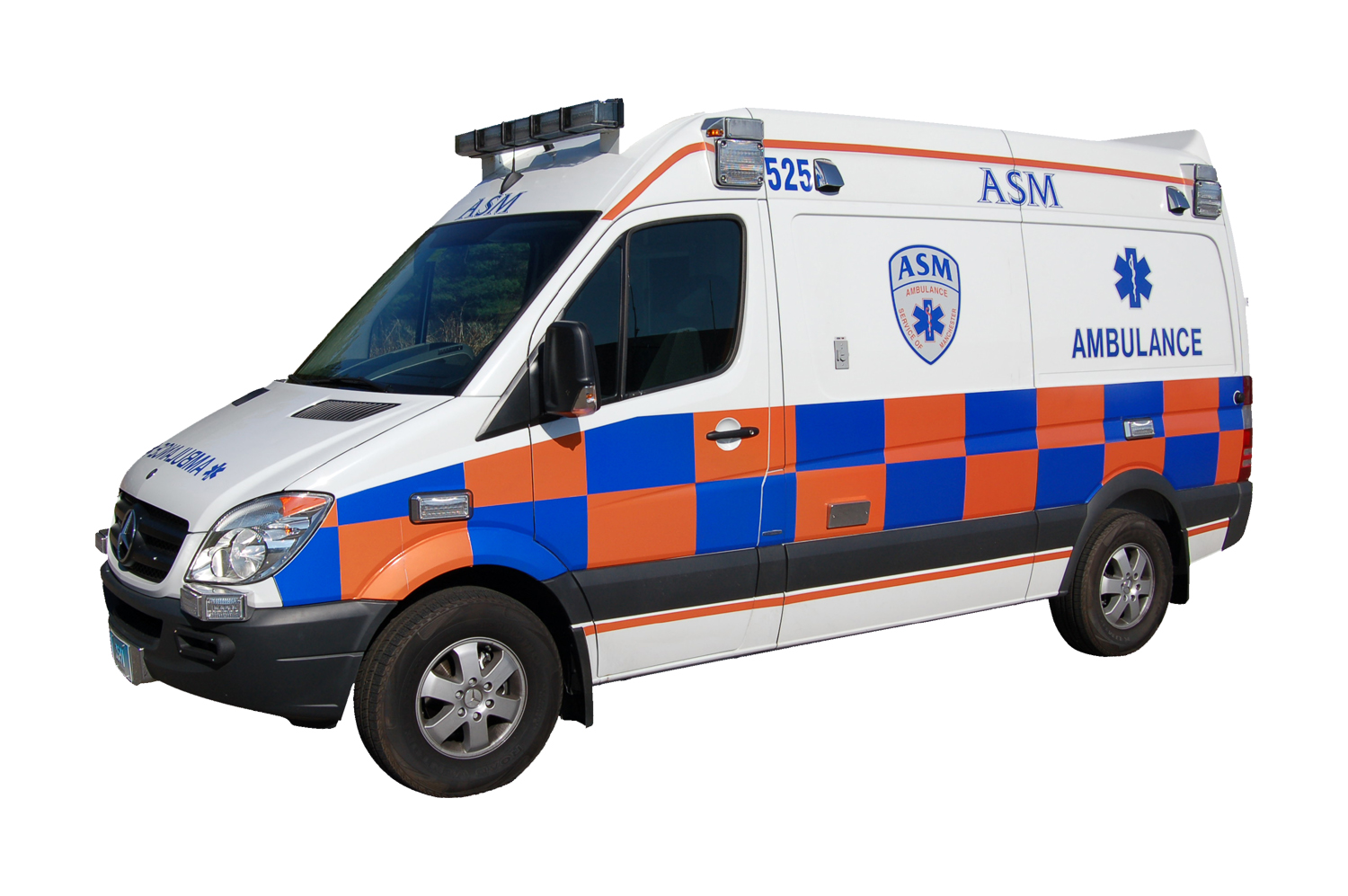 ASM Ambulance Mercedes Sprinter Battenburg